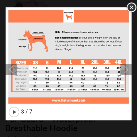 Furguard dog suit